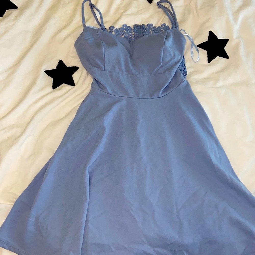 Macy’s Junior Dress with Floral Lace Back